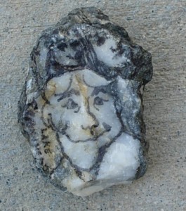 Touch Stone Artwork by Karen Williams Smith art rock